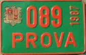 * 089|1987|/PROVA