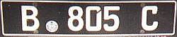 B 809 C