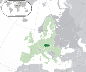Csehorsz&aacute;g elhelyezked&eacute;se
