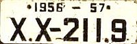 1956-57/XX-2119 1956-57/XX-2119