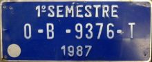 1º SEMESTRE/0-B-9376-T/1987 1º SEMESTRE/0-B-9376-T/1987