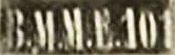 B.M.M.E.101 B.M.M.E.101