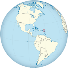 Saint-Barthélemy elhelyezkedése