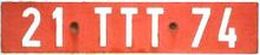 21 TTT 74 21 TTT 74