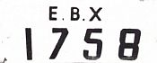 E.B.X/1758 E.B.X/1758