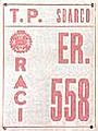 T.P. SBARCO/*/R/A/C/I|ER./558