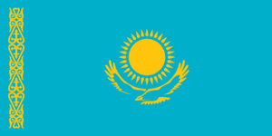 Kazahszt&aacute;n z&aacute;szlaja