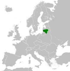 Litv&aacute;nia elhelyezked&eacute;se