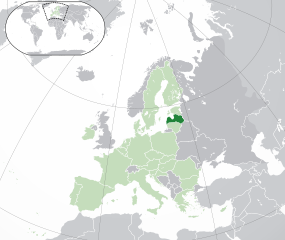 Lettorsz&aacute;g elhelyezked&eacute;se Eur&oacute;p&aacute;ban