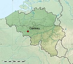 A SHAPE elhelyezked&eacute;se Belgiumban