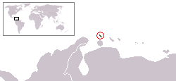 Aruba elhelyezked&eacute;se
