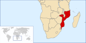 Portug&aacute;l Kelet-Afrika elhelyezked&eacute;se