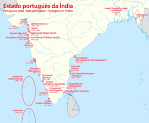 Portug&aacute;l India elhelyezked&eacute;se
