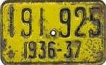 191 925/1936-37 191 925/1936-37