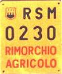 * RSM/0230/RIMORCHIO/AGRICOLO * RSM/0230/RIMORCHIO/AGRICOLO