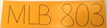 MLB 803 MLB 803