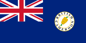 Brit Kamerun z&aacute;szlaja
