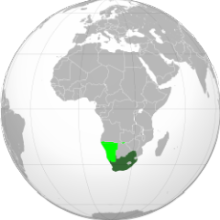 D&eacute;lnyugat-Afrika elhelyezked&eacute;se