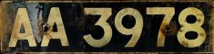 AA 3978 AA 3978