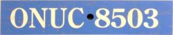 ONUC 8503 ONUC 8503
