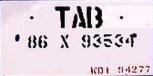 TAB/86 X 93534 TAB/86 X 93534