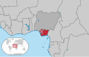 A Biafrai K&ouml;zt&aacute;rsas&aacute;g elhelyezked&eacute;se