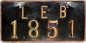 LEB/1851 LEB/1851